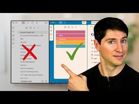 How to Organize Obsidian Folders as Notes Grow thumbnail