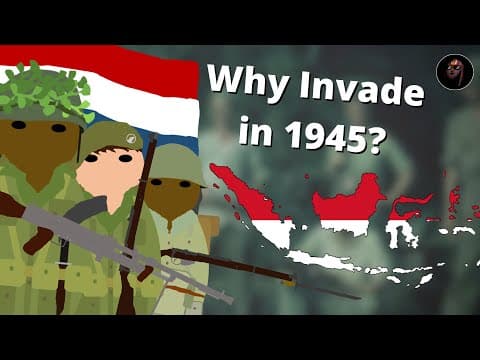 Why Did the Netherlands Send Soldiers to The East Indies In 1945? | Not Just Greed? thumbnail