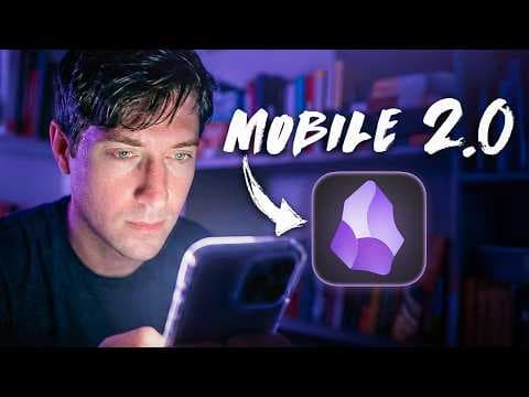 How to use Obsidian Mobile 2.0 widgets on iOS and Android thumbnail