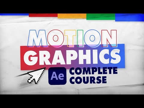 Complete Intro to Motion Design | FULL AFTER EFFECTS COURSE thumbnail
