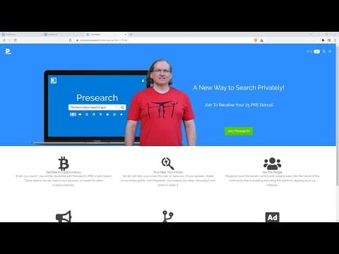 Earn crypto tokens with the Presearch search engine thumbnail