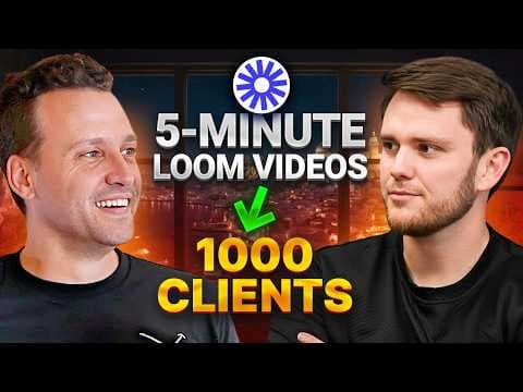 He got 1,000 SaaS Clients in 12 Months Using 5-Minute Looms (No Sales Calls) thumbnail