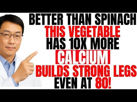 Better Than Spinach! This Vegetable Builds Strong Legs And Kills Osteoporosis. thumbnail