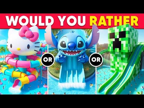 Would You Rather - Build Your Fantasy World 🏡🌈🤩 Daily Quiz thumbnail
