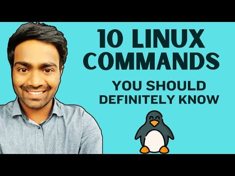 10 Linux Command every Software Engineer should know. thumbnail