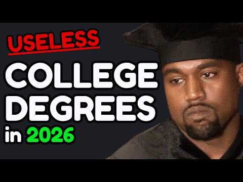 Worst Degrees To Choose In The AI Era thumbnail