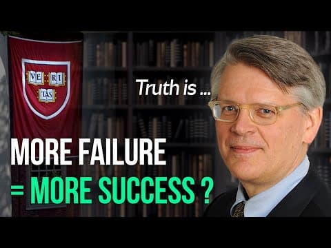 What I learned about Failure after 26 Years of Research at Harvard |Tom Eisenmann thumbnail