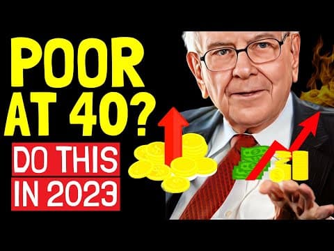 Warren Buffett: 40 Years Old & NOTHING SAVED For Retirement? 👉 Do This ASAP! 👈 thumbnail