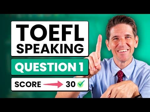 TOEFL Speaking Question 1: Templates, Tips, and Sample Answers thumbnail