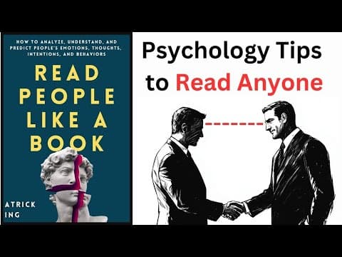 Read People Like A Book by Patrick King | Audiobook Summary thumbnail
