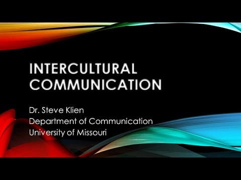 Intercultural Communication thumbnail