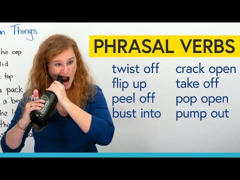 Learn 8 Phrasal Verbs for opening: pop open, peel off, flip up... thumbnail