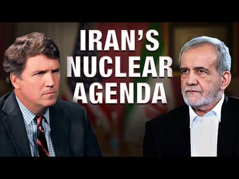 Tucker Carlson Interviews Iran's President on Nuclear Tensions thumbnail