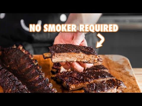 The Best BBQ Ribs Without Using A Smoker thumbnail