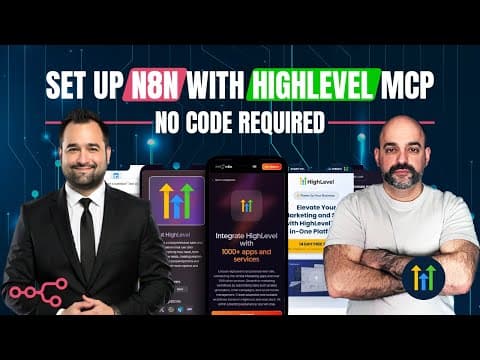 How to Connect N8N to GoHighLevel MCP | Full Tutorial thumbnail