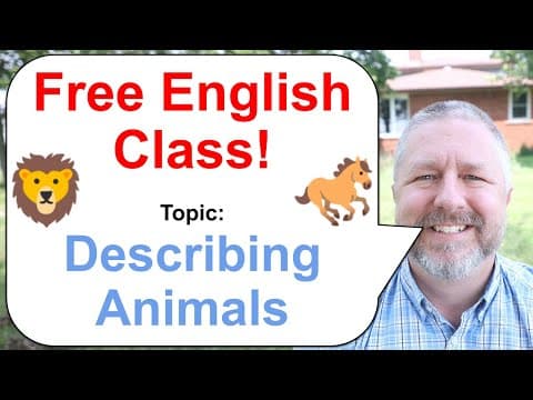 How to Describe Animals in English with Adjectives thumbnail