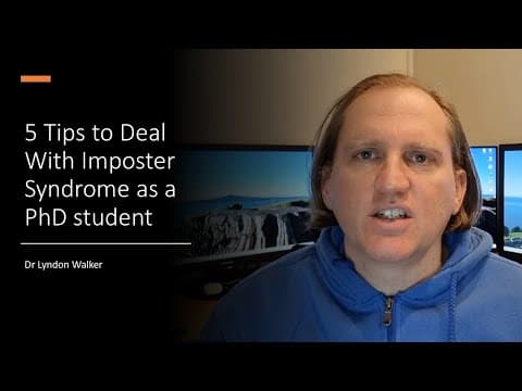 5 Tips to Deal With Imposter Syndrome as a PhD student thumbnail