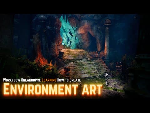 Creating 3D Environment Art - The Full Workflow Tutorial for Beginners thumbnail