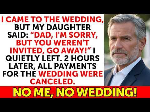 I Came to the Wedding, But My Daughter Said: “Dad, You're Not Invited, Go Away!” thumbnail