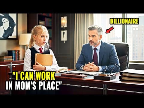 “Mom's Sick, So I Came Instead,” Maid’s Daughter Walked Into Billionaire's Office — What He Did Next thumbnail