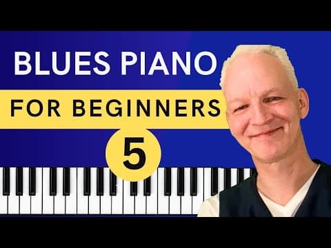 Blues Piano For Beginners Lesson 5 , easy licks & turnarounds thumbnail