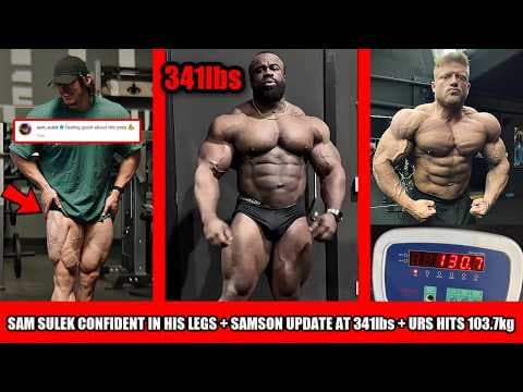 Samson Dauda Posing at 341lbs + Sam Sulek Very Confident in his Legs + Urs Kalecinski hits 130.7kg thumbnail