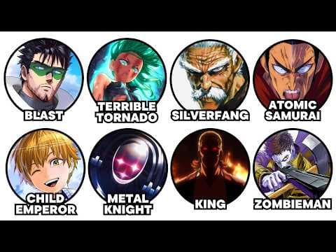 Every S-Class Hero in One Punch Man Explained in 19 Minutes thumbnail