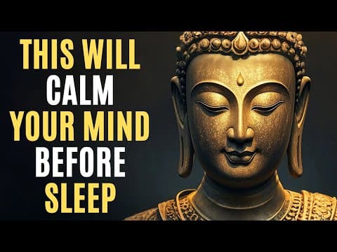 Buddhist Teachings Before Sleep | Let Go, Find Peace, Rest Deeply thumbnail