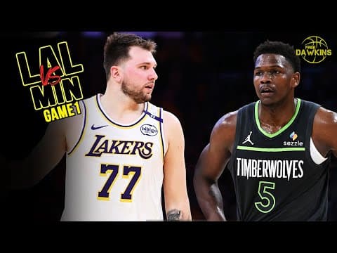 Los Angeles Lakers vs Minnesota Timberwolve Game 1 Full Highlights | 2025 WCR1 | FreeDawkins thumbnail