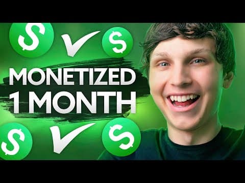 How to Get Monetized on YouTube Fast (Complete Guide) thumbnail
