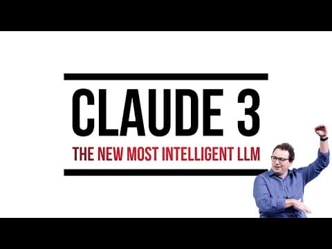 Is Claude 3 the Most Intelligent AI Model Yet? thumbnail