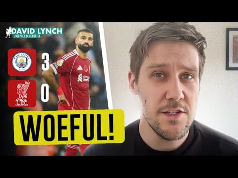 TITLE DEFENCE IS OVER IN NOVEMBER! | Man City 3-0 Liverpool reaction thumbnail
