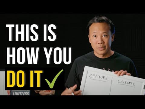 How I Take Notes: the Best Note Taking Method | Jim Kwik thumbnail