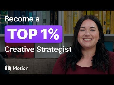 How to become a TOP 1% Creative Strategist with Meta Ads thumbnail