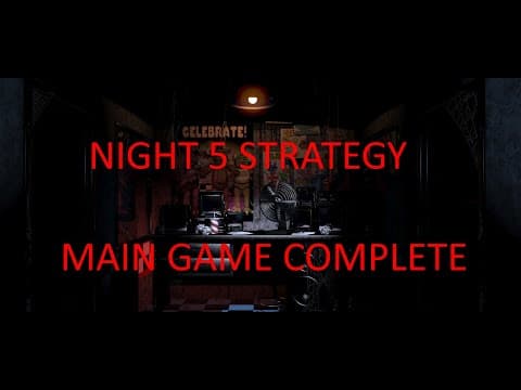 How to beat FNaF 1 - Night 5 Walkthrough | FNaF Academy thumbnail