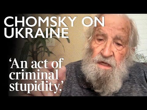 Noam Chomsky: Who is the greatest threat to world peace? thumbnail
