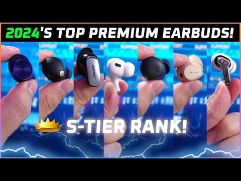 2024 BEST Premium Earbuds for ANC, Calls and Sound! 👑 These are the Kings... thumbnail
