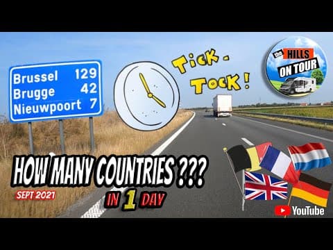 Travel To EUROPE In Our Motorhome  - How Many Countries Can We Drive Through In 1Day? Sept 21 | PT 2 thumbnail