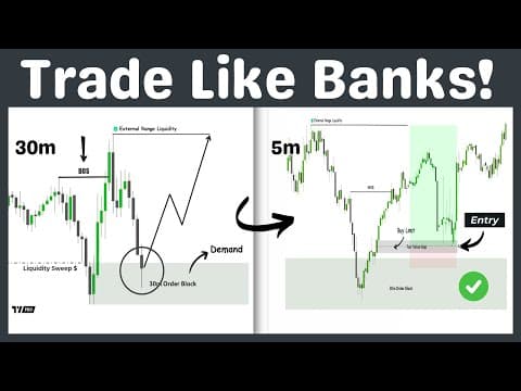 Smart Money Concepts: How I Combine Liquidity Sweeps, FVGs & Order Blocks (Full Strategy) thumbnail
