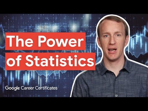 The Vital Role of Statistics | Google Advanced Data Analytics Certificate thumbnail