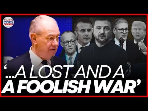 'UKRAINE IS WRECKED', John Mearsheimer Explains Why Ukraine Faces an ‘Ugly Defeat’ thumbnail