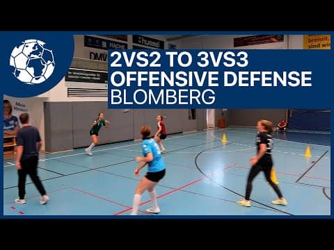 Defense Exercise - Handballtraining Björn Piontek | Handball inspires Blomberg [deutsch/english] thumbnail