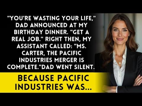 At My Birthday, Dad Said "You're Wasting Your Life" – Then My Assistant Called About the Merger thumbnail