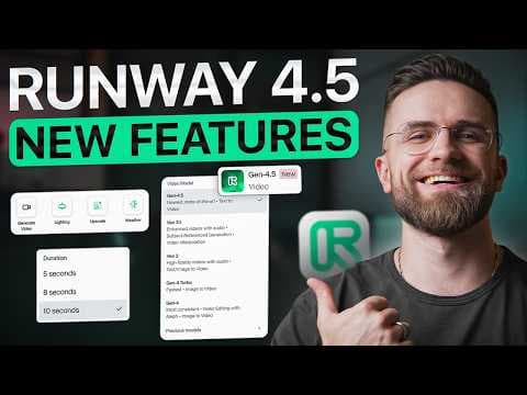 Runway 4.5 vs Veo 3.1 vs Sora 2 — How to Use Runway’s Top-Rated Video Model thumbnail
