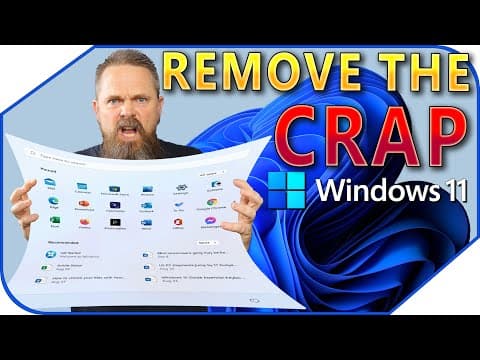 Get Rid of Crap in Windows 11 thumbnail