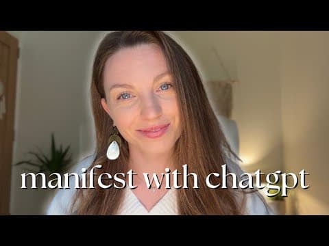 EXACT prompts to manifest your dream life using Chat GPT thumbnail