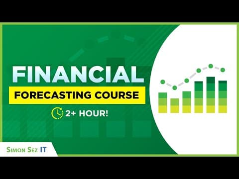Financial Forecasting and Modeling 2+ Hour Course! thumbnail