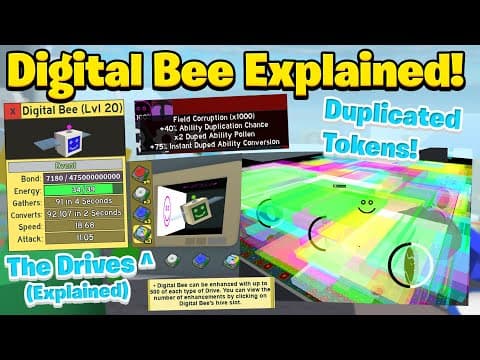 Digital Bee EXPLAINED! (How It Works Guide) | Bee Swarm Simulator 🐝 thumbnail