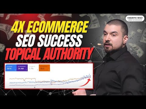 Topical Authority with Topic Prioritization: Achieve 4X Organic Growth in 4 Months - Ecommerce SEO thumbnail