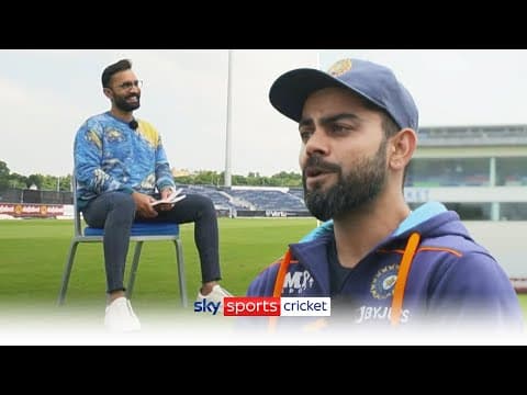 "Even if we lose, I want us to go for the win!" | Dinesh Karthik meets Virat Kohli | Full interview thumbnail